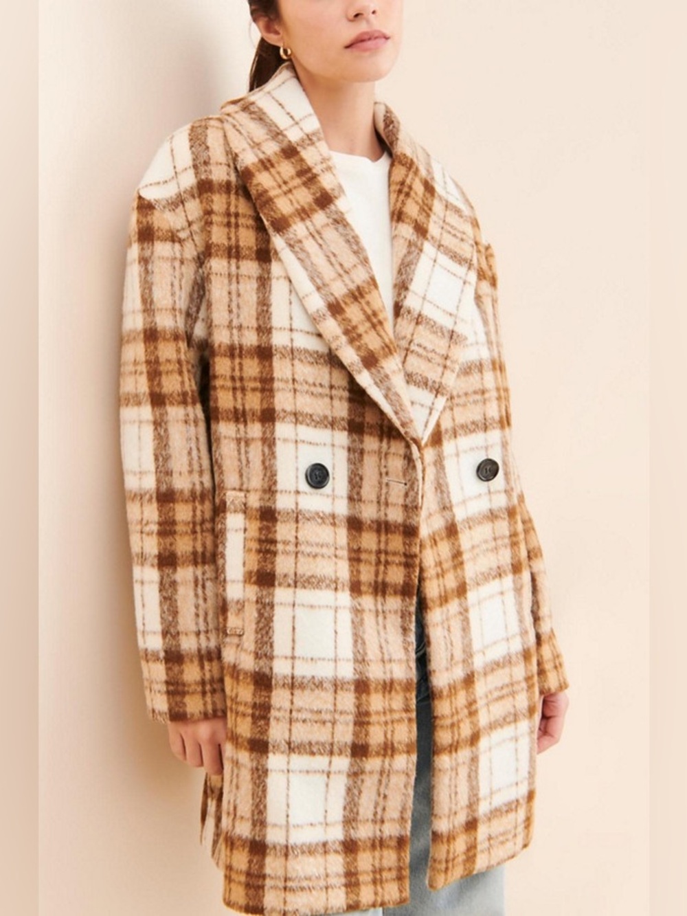 Avec Les Filles Shawl Collared Coat